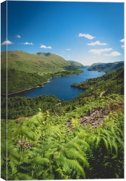 Thirlmere Blue Canvas Print by Jonny Gios