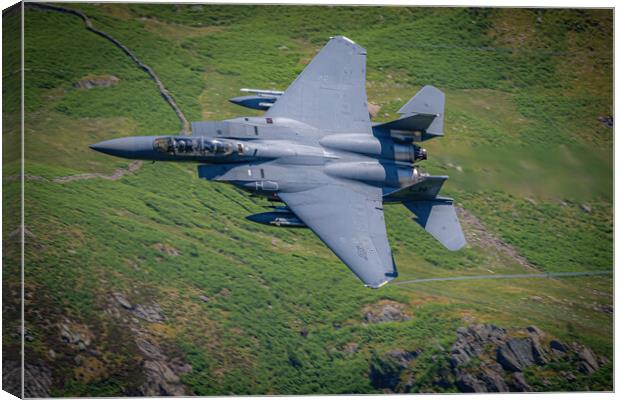 F15 Banking  Canvas Print by Jonny Gios