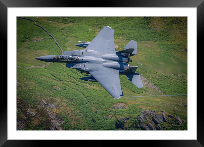 F15 Banking  Framed Mounted Print by Jonny Gios