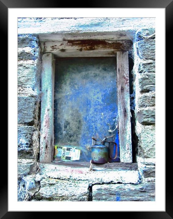 Barn Window in Donegal, Ireland Framed Mounted Print by Stephanie Moore