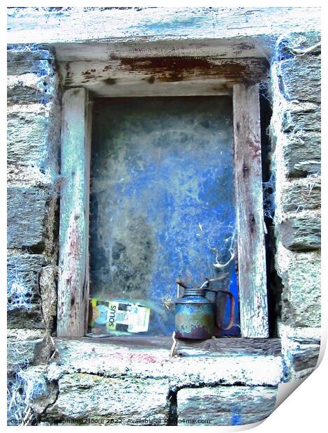 Barn Window in Donegal, Ireland Print by Stephanie Moore