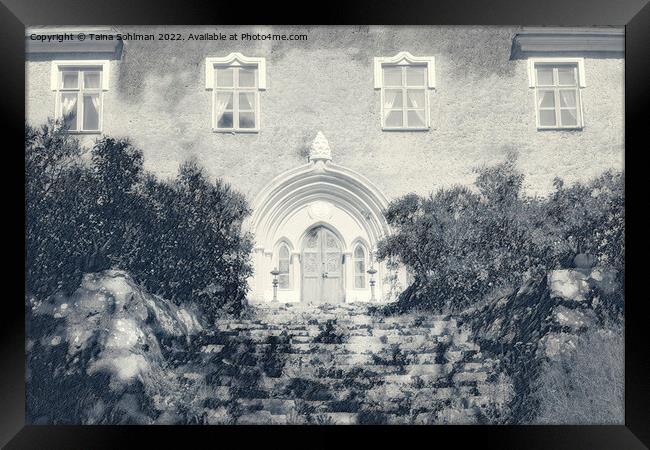 Suitia Manor Castle, Entrance Detail with Old Ston Framed Print by Taina Sohlman
