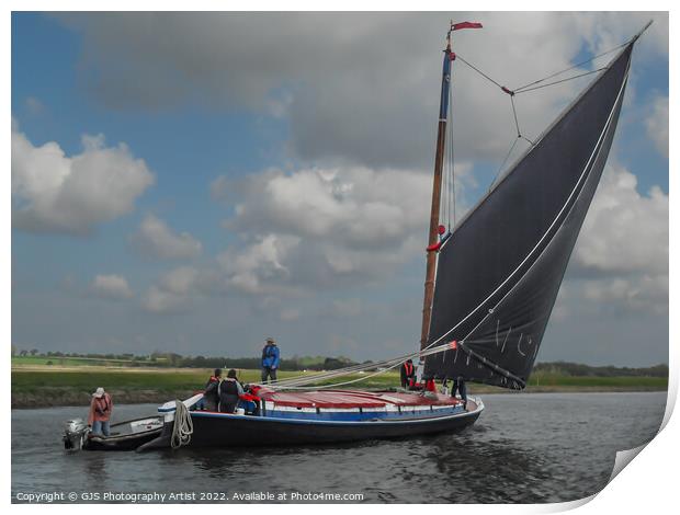 Working on the Wherry Albion Print by GJS Photography Artist