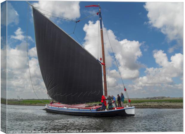 Majestic Wherry Albion Canvas Print by GJS Photography Artist