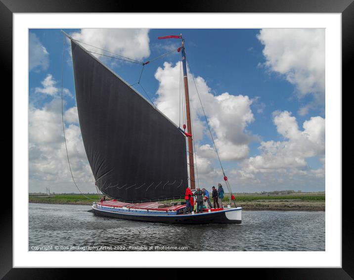 Majestic Wherry Albion Framed Mounted Print by GJS Photography Artist