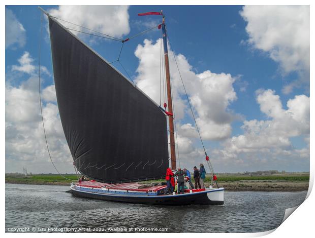 Majestic Wherry Albion Print by GJS Photography Artist