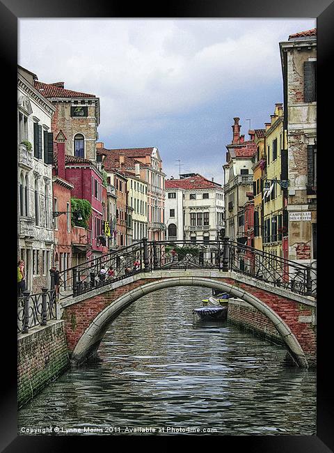 Beautiful Venice Framed Print by Lynne Morris (Lswpp)