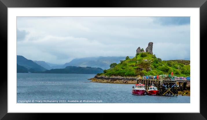 Caisteal Maol Framed Mounted Print by Tracy McMenemy