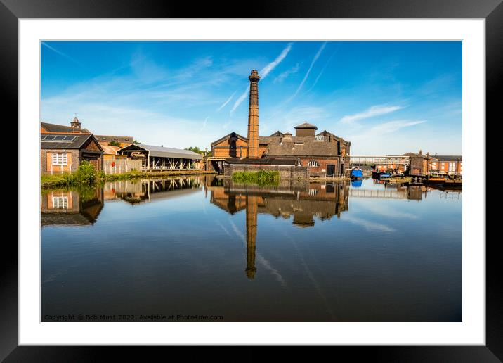 Ellesmere Port Framed Mounted Print by Bob Must