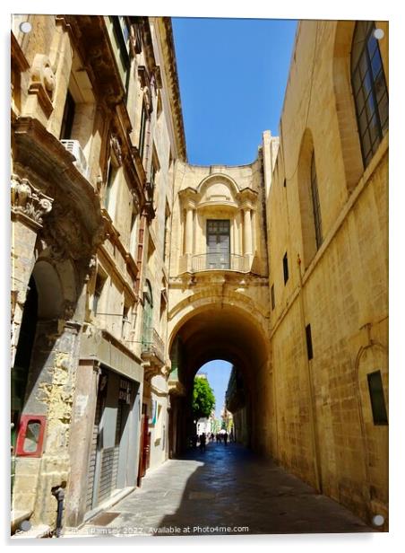 Archway Valletta Acrylic by Sheila Ramsey