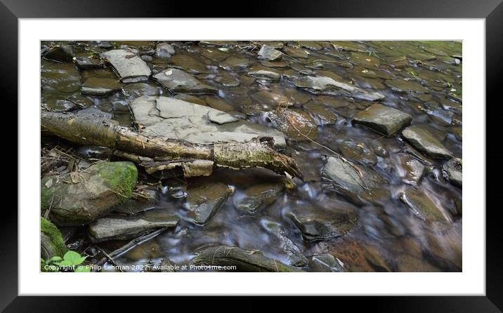 Smooth Waters Framed Mounted Print by Philip Lehman