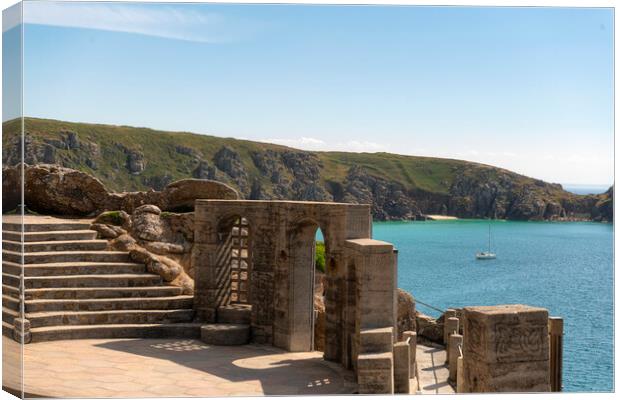 The Minack Theatre centre stage Canvas Print by kathy white
