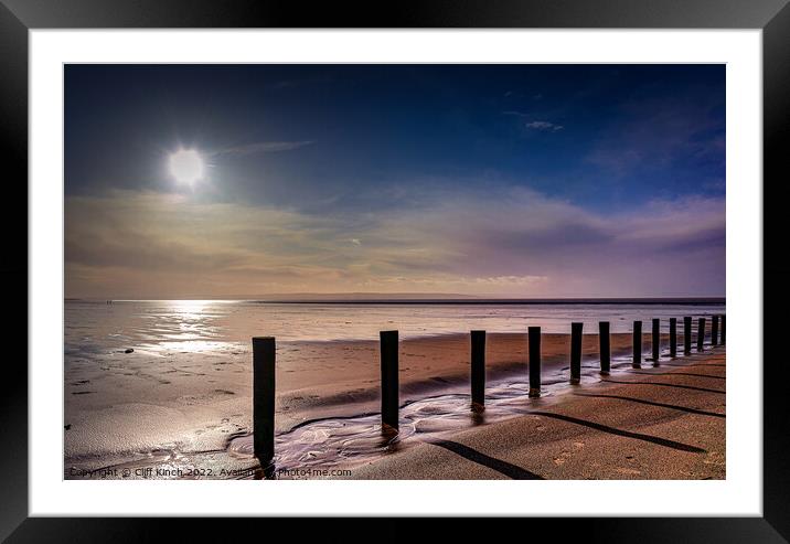 To the sea Framed Mounted Print by Cliff Kinch