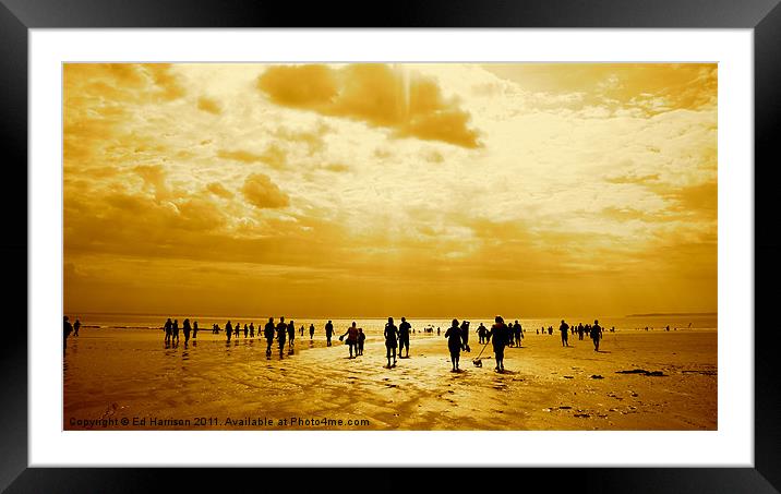 Port Talbot Passion Framed Mounted Print by Ed Harrison