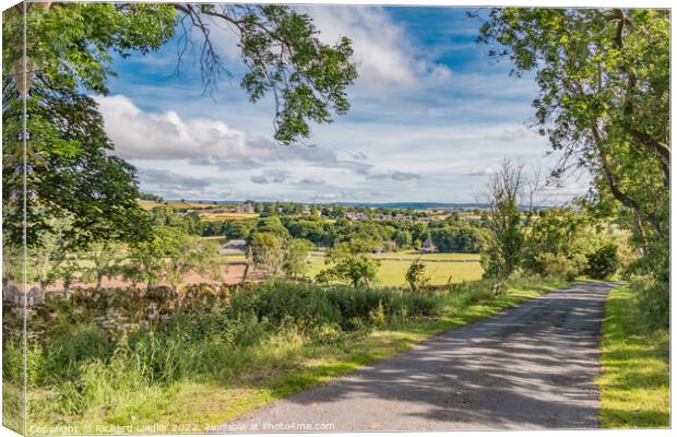 Bowes from the Sleightholme Road Canvas Print by Richard Laidler