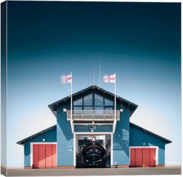 Hastings Lifeboat Station Canvas Print by Mark Jones