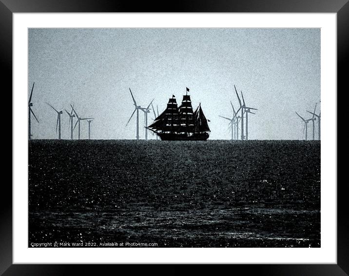 Sails and Sails and Sailing. Framed Mounted Print by Mark Ward