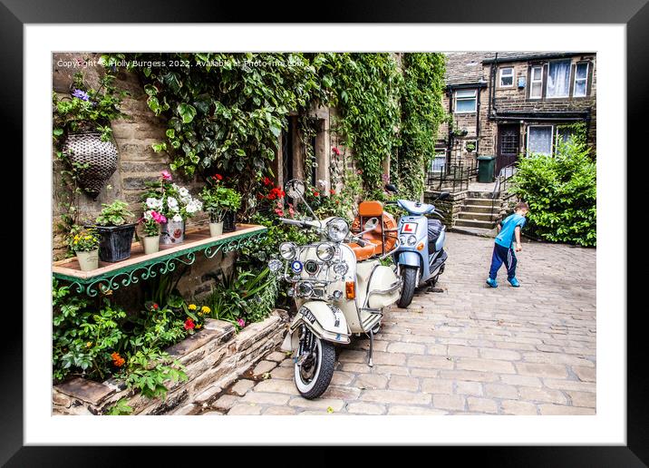 'Nostalgic Sixties Soiree in Tranquil Haworth' Yor Framed Mounted Print by Holly Burgess