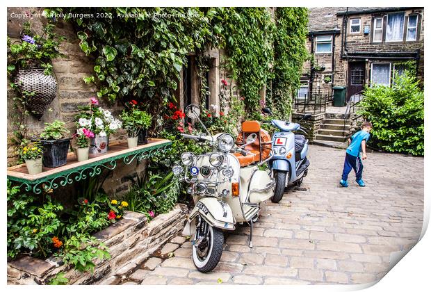 'Nostalgic Sixties Soiree in Tranquil Haworth' Yor Print by Holly Burgess