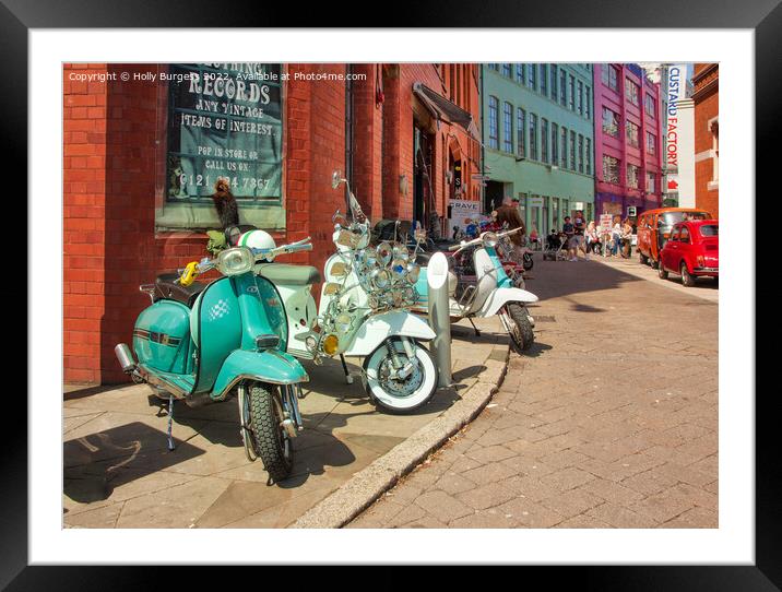 Birmingham custard factory street  Framed Mounted Print by Holly Burgess