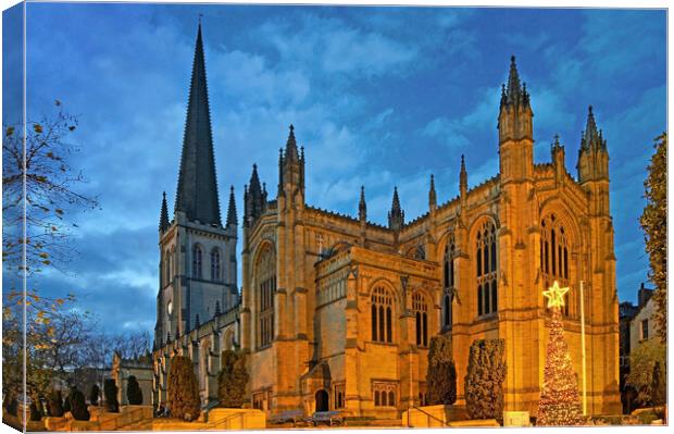 Wakefield Cathedral Canvas Print by Darren Galpin