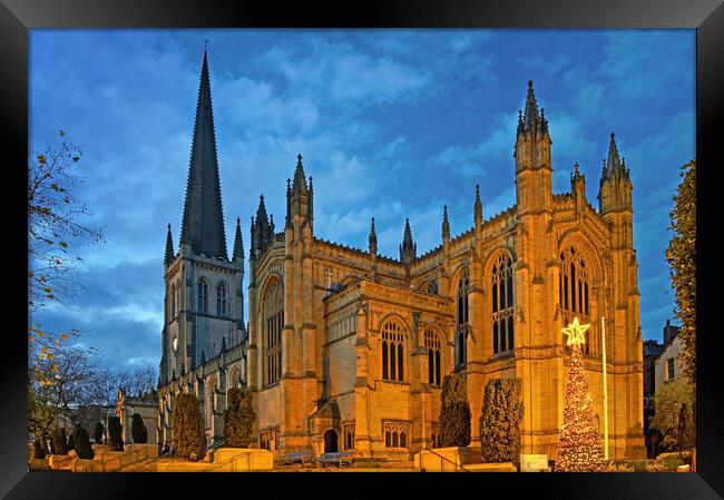 Wakefield Cathedral Framed Print by Darren Galpin