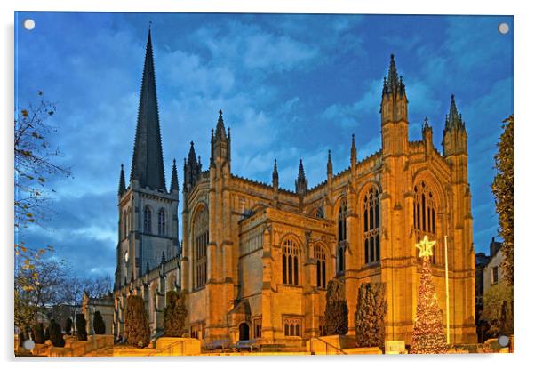 Wakefield Cathedral Acrylic by Darren Galpin