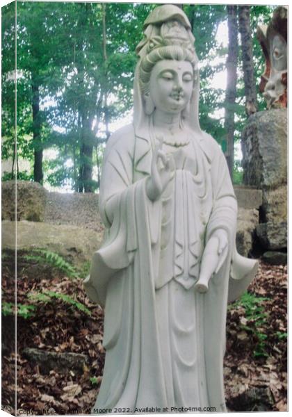 Statue #20 - Kuan Yin Canvas Print by Stephanie Moore