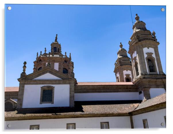 Monastery of Saint Michael of Refojos Acrylic by Antonio Ribeiro