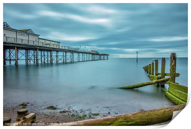 Tranquil Teignmouth at Twilight Print by Ian Stone