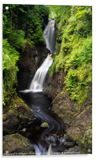 Glenariff Falls Acrylic by DiFigiano Photography