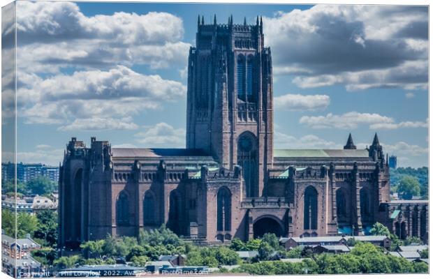 Liverpool Cathedral  Canvas Print by Phil Longfoot