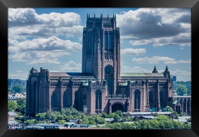 Liverpool Cathedral  Framed Print by Phil Longfoot