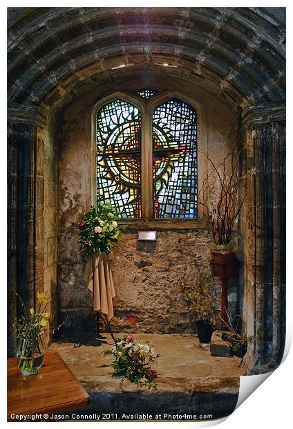 Culross Abbey Print by Jason Connolly