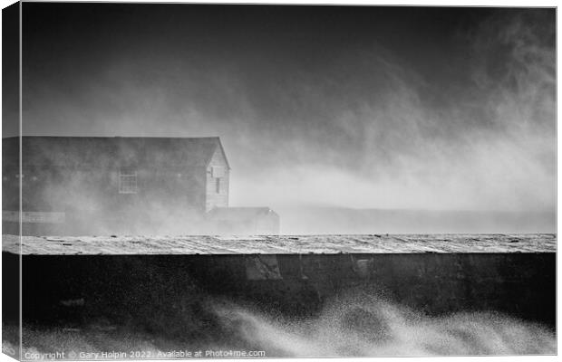 Storm at the Cobb Canvas Print by Gary Holpin