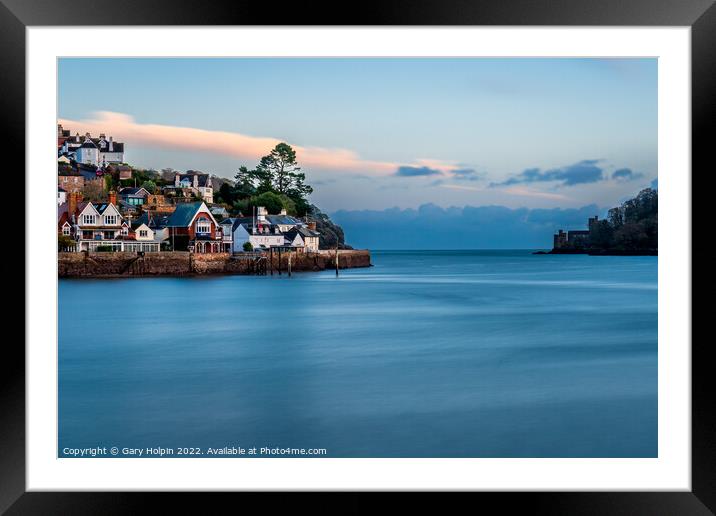 Dusk at Dartmouth Castle  Framed Mounted Print by Gary Holpin