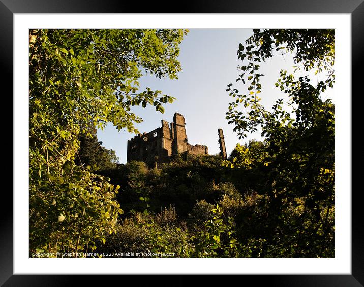 Enchanting Castle Ruins Framed Mounted Print by Stephen Hamer