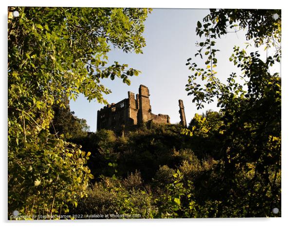 Enchanting Castle Ruins Acrylic by Stephen Hamer