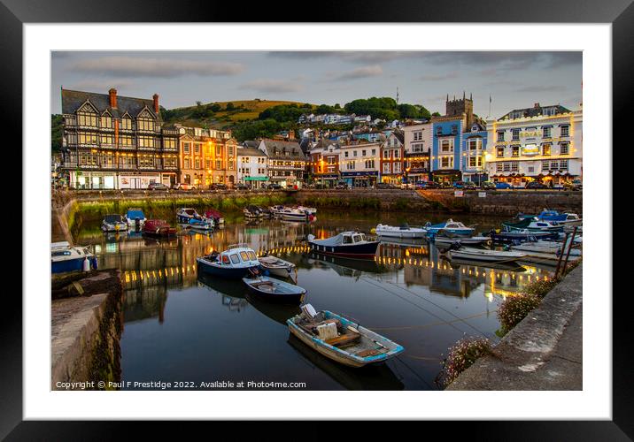 Reflections at Dartmouth Framed Mounted Print by Paul F Prestidge