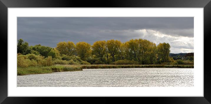 Autumn Storm Approaching Framed Mounted Print by graham young