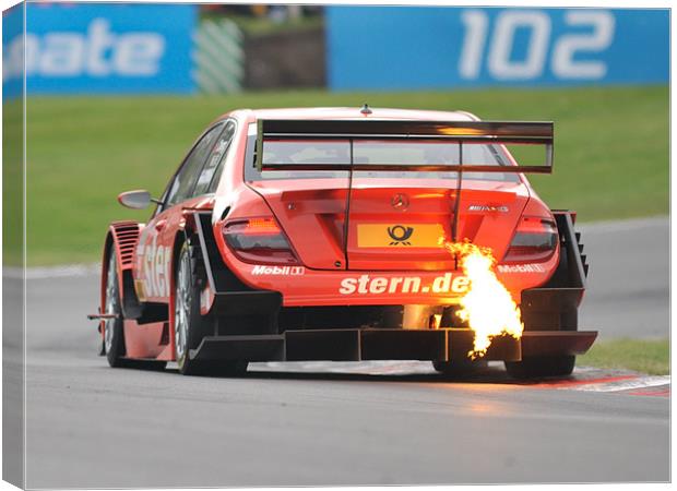 Franky Cheng - DTM 2010 Canvas Print by SEAN RAMSELL