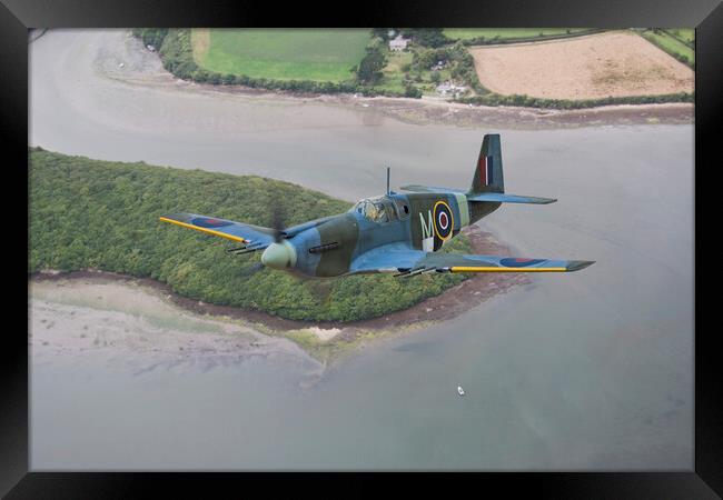 Photo-Reconnaissance Mustang  Framed Print by Simon Westwood