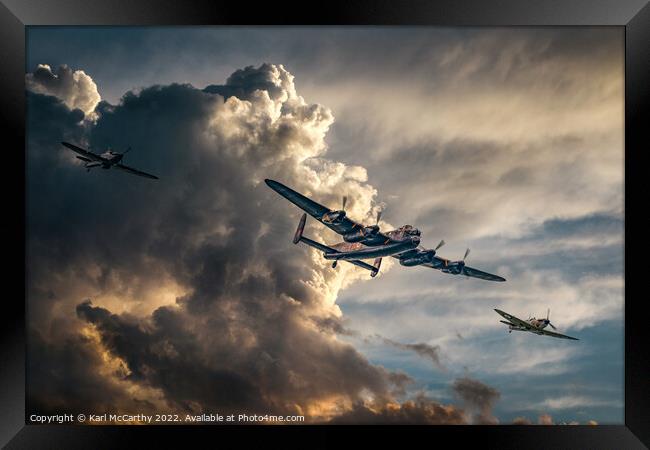 Battle of Britain Memorial Framed Print by Karl McCarthy