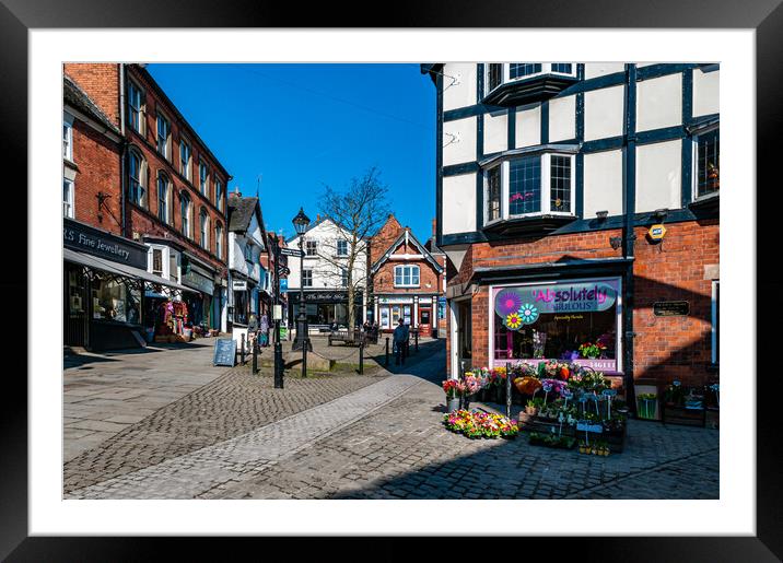 Victoria Square, Ashbourne Framed Mounted Print by Gerry Walden LRPS