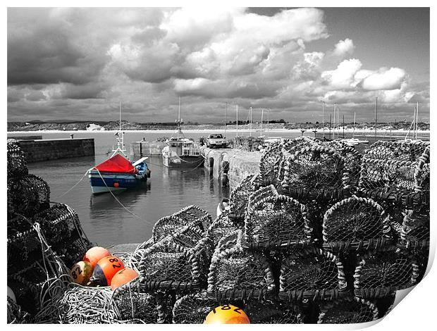 Beadnall Harbour Print by Colin Chipp