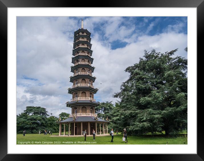 Kew Gardens Great Pagoda Framed Mounted Print by Mark Campion