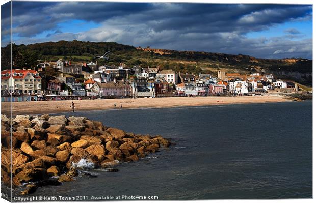 Lyme Regis Canvases & Prints Canvas Print by Keith Towers Canvases & Prints