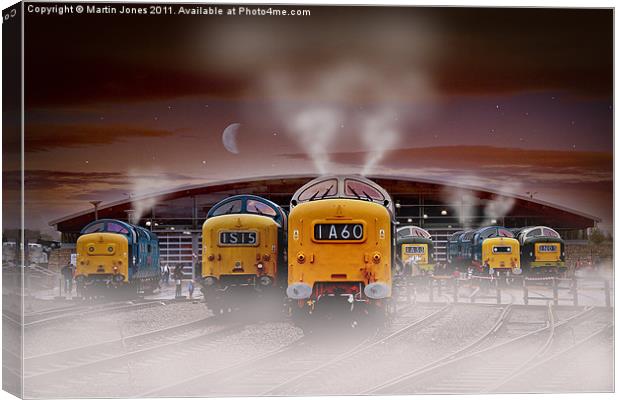 Deltics -"Napiers in the Mist" Canvas Print by K7 Photography