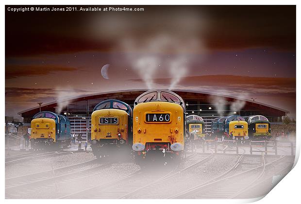 Deltics -"Napiers in the Mist" Print by K7 Photography