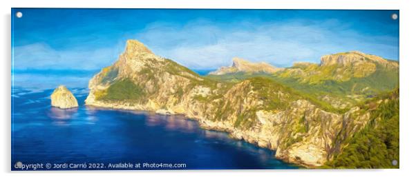 Panoramic of Cape Formentor - CR2204-7440-ABS Acrylic by Jordi Carrio